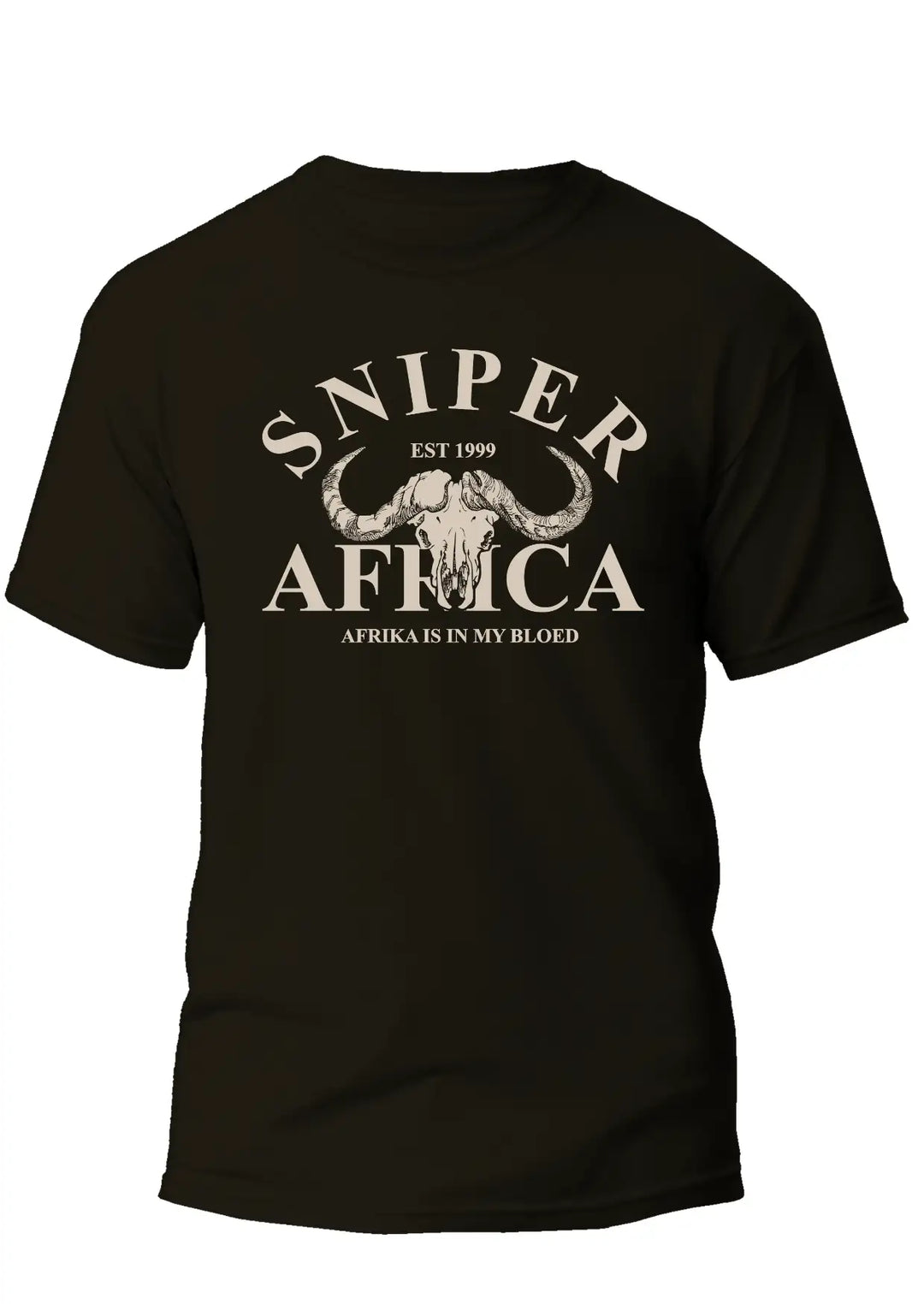 Afrika Mens T- Shirt - Black
