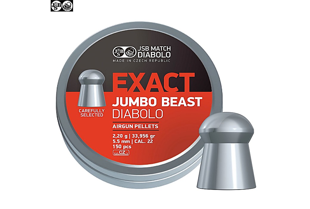 Spring Airguns 5,52MM JSB EXACT JUMBO (500) 15,89GR