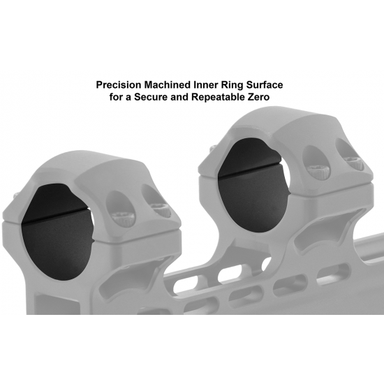Utg ACCU-SYNC 1'' MEDIUM PROFILE 34MM OFFSET PICATINNY RINGS BLACK