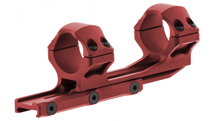 Utg ACCU-SYNC 30MM MEDIUM PROFILE 50MM OFFSET PICATINNY RINGS RED