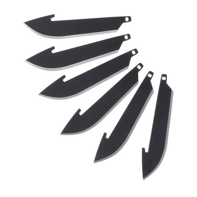 OUTDOOR EDGE 2,2" DROP POINT BLADES BLACK 6PK (220)