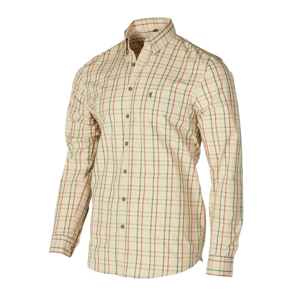 Browning Clothi BROWNING SHIRT JOHN MUSTARD - 3XL