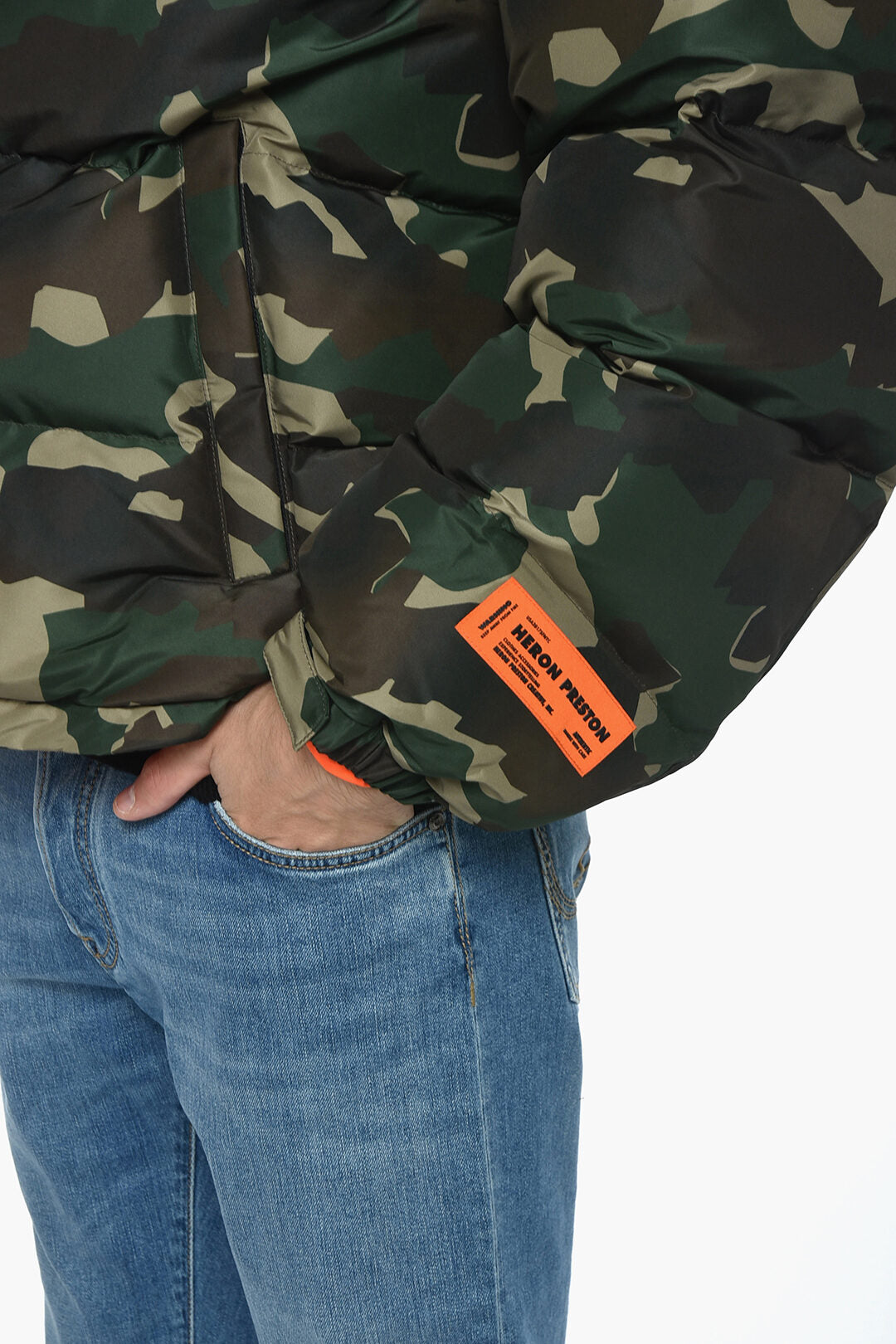 Biomorph Clothing BIOMORPH MENS CAMO PUFFER JACKET MED
