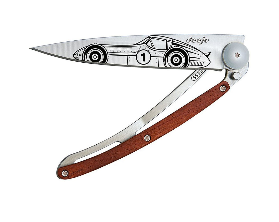 Deejo KNIFE DEEJO 27G EBONY / RACING CAR
