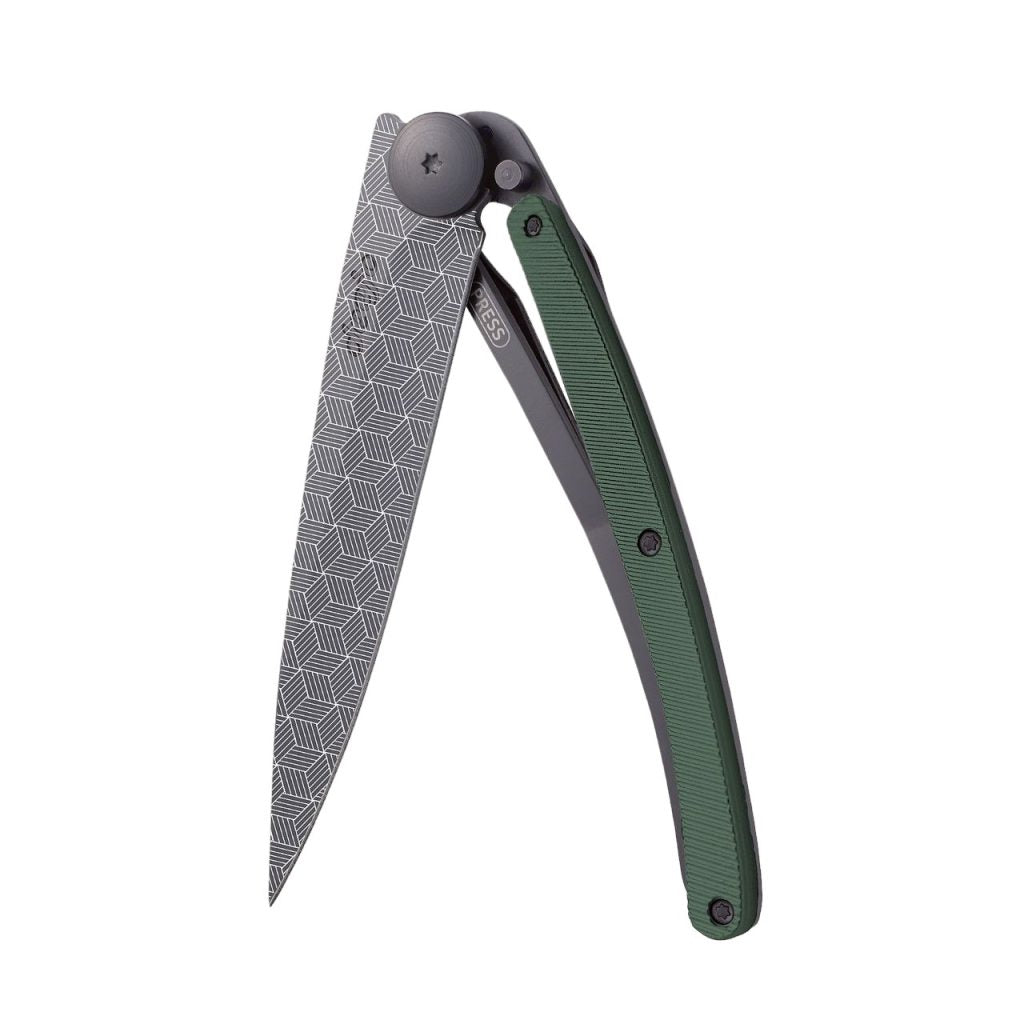 Deejo KNIFE DEEJO 37G DARK GREY ALUMINIUM CATWOMAN (DEE030)