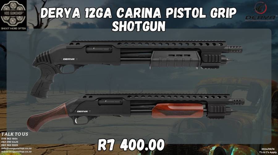 Derya Arms DERYA 12GA CARINA PUMP ACTION 14&