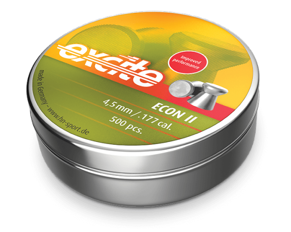 H&N PELLET H&N EXCITE ECON II 4.5MM 7.4GR (500) (MIN ORDER QTY:5)