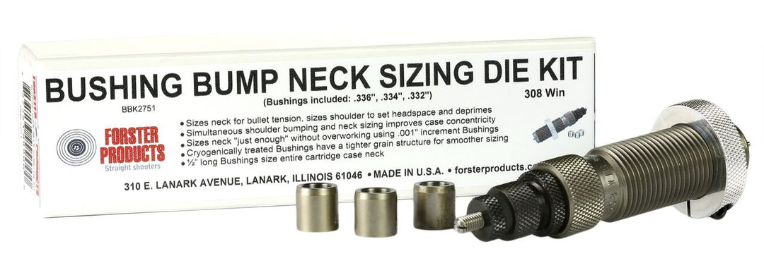 Powder Measure FORSTER 28 NOSLER BUSHING BUMP NECK SIZING