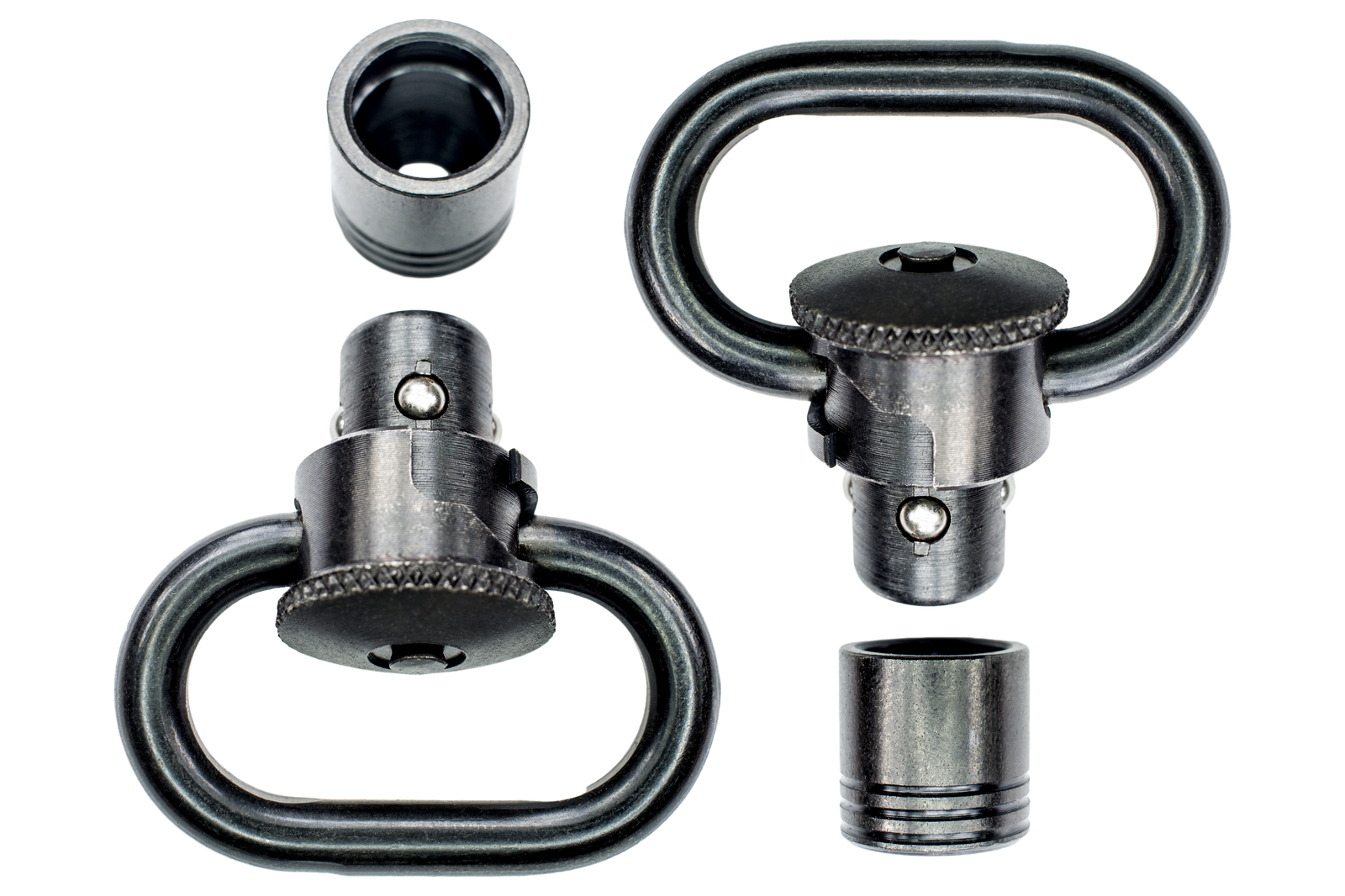 Grovtec AR RAIL PUSH BUTTON BASE 3.1IN 5-SLOT