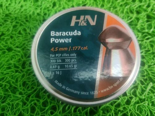 H&N PELLET H&N BARACUDA 5.5MM 21.14GR (200) (MIN ORDER QTY:5)