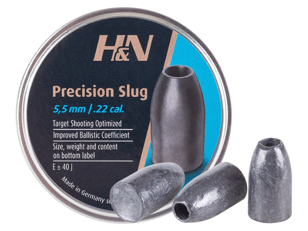 H&amp;N PELLET H&amp;N PRECISION SLUG .218 33GR (150) (MIN ORDER QTY:5)