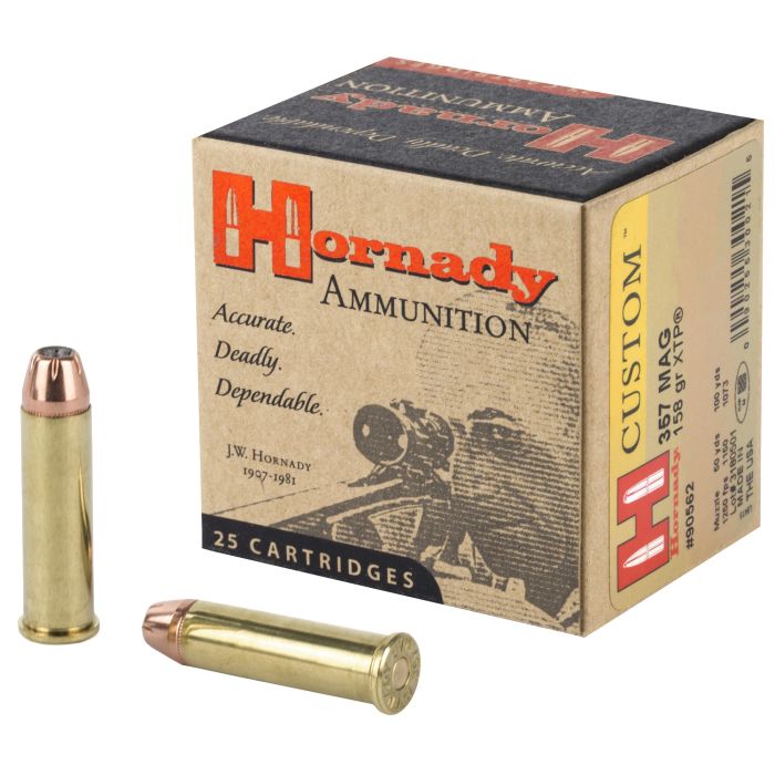 Hornady AMMO 357 MAG 158GR HORNADY XTP (25)