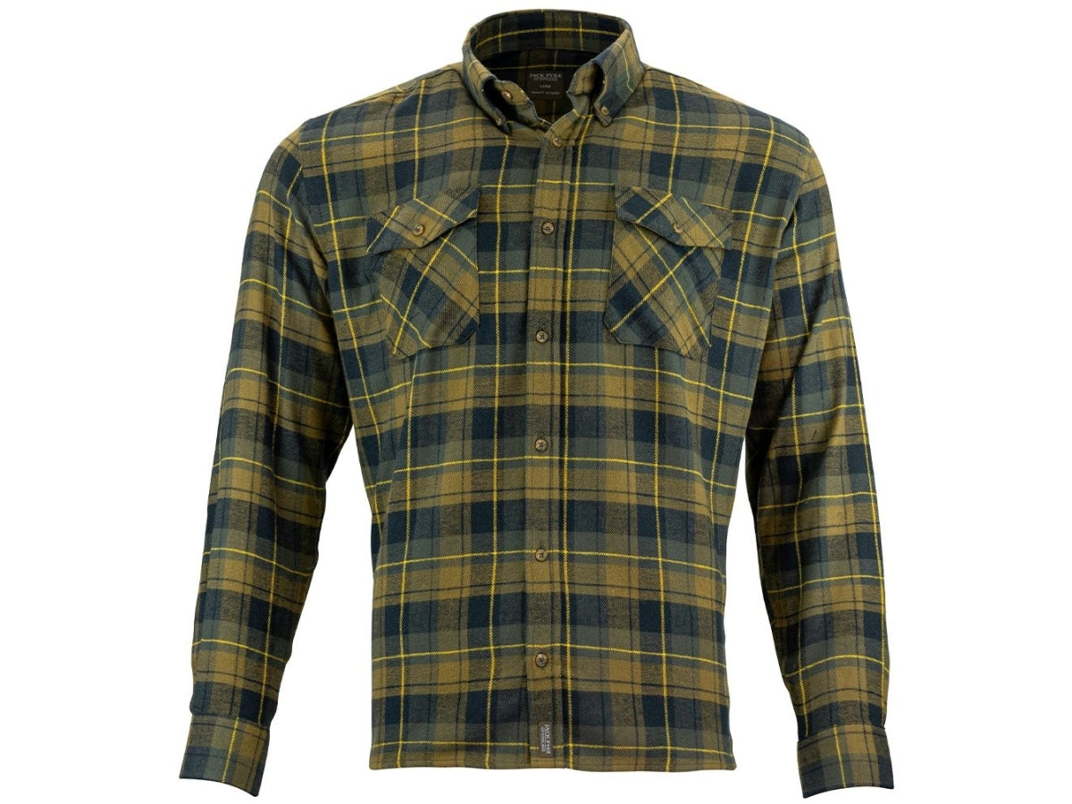 Jack Pyke Clothing JP FLANNEL SHIRT BROWN XXL