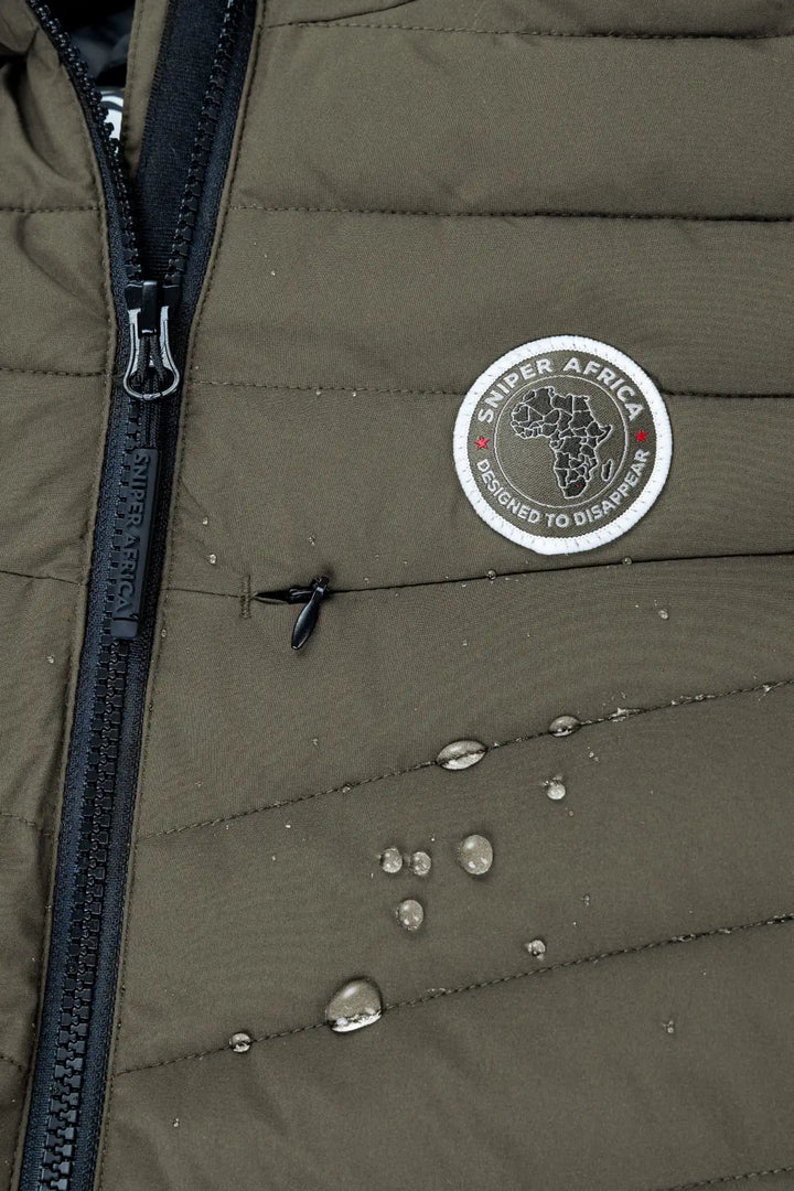 Adventure Puffer Jacket - Black/Olive