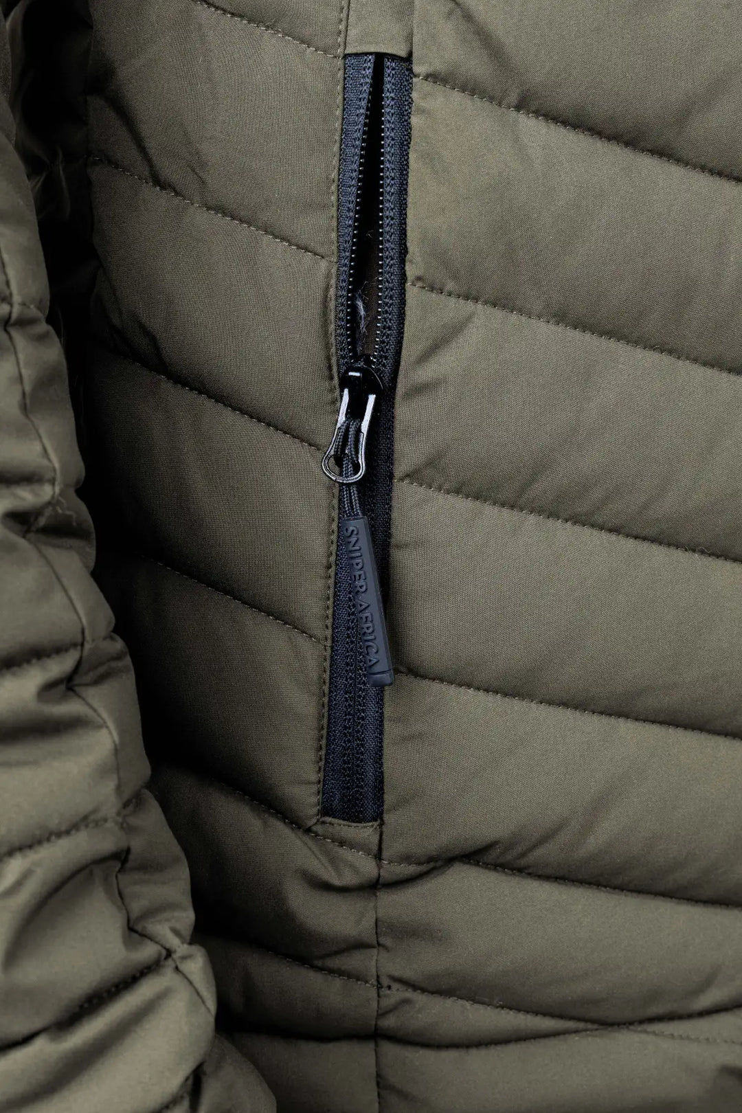Adventure Puffer Jacket - Black/Olive