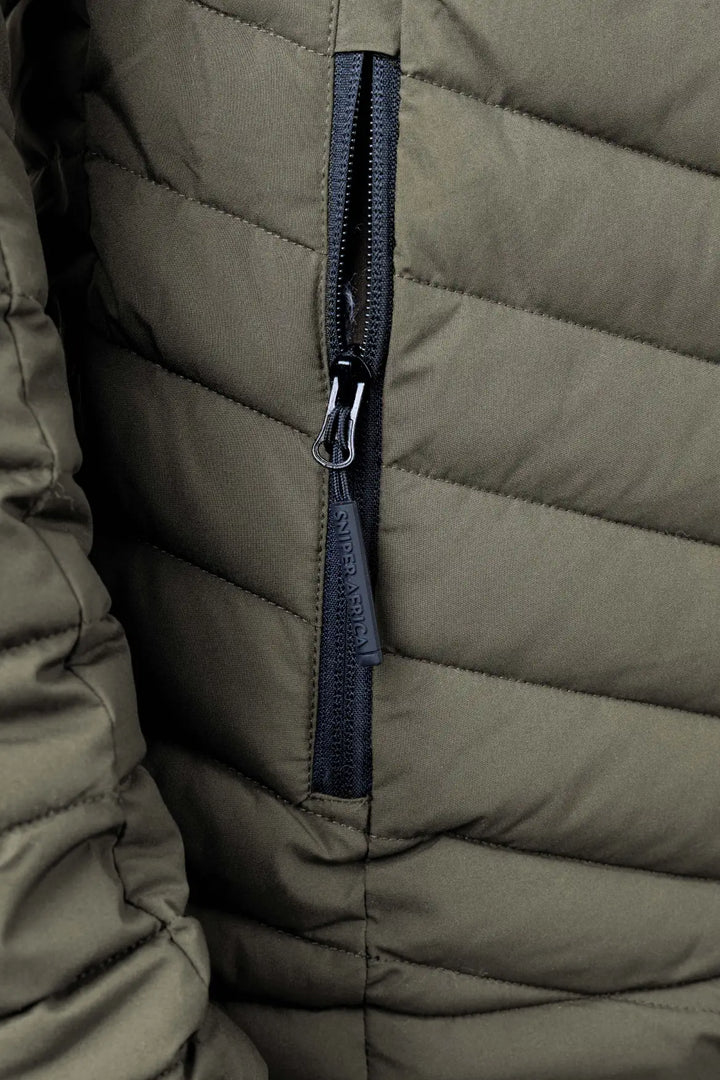 Adventure Puffer Jacket - Black/Olive