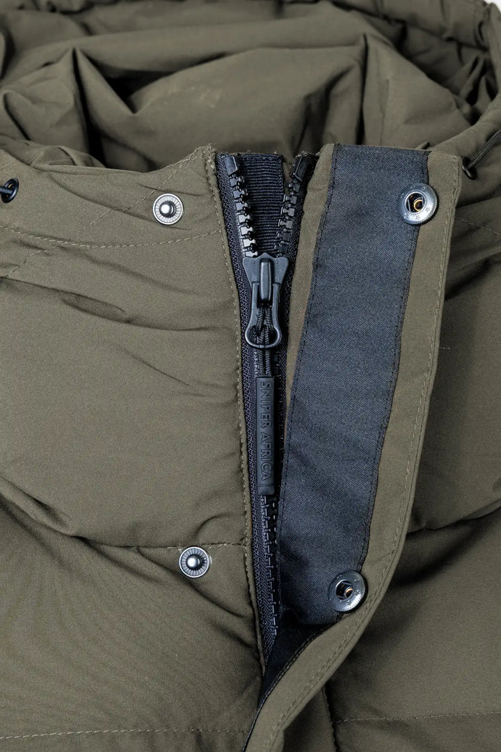 Adventure Puffer Jacket - Black/Olive