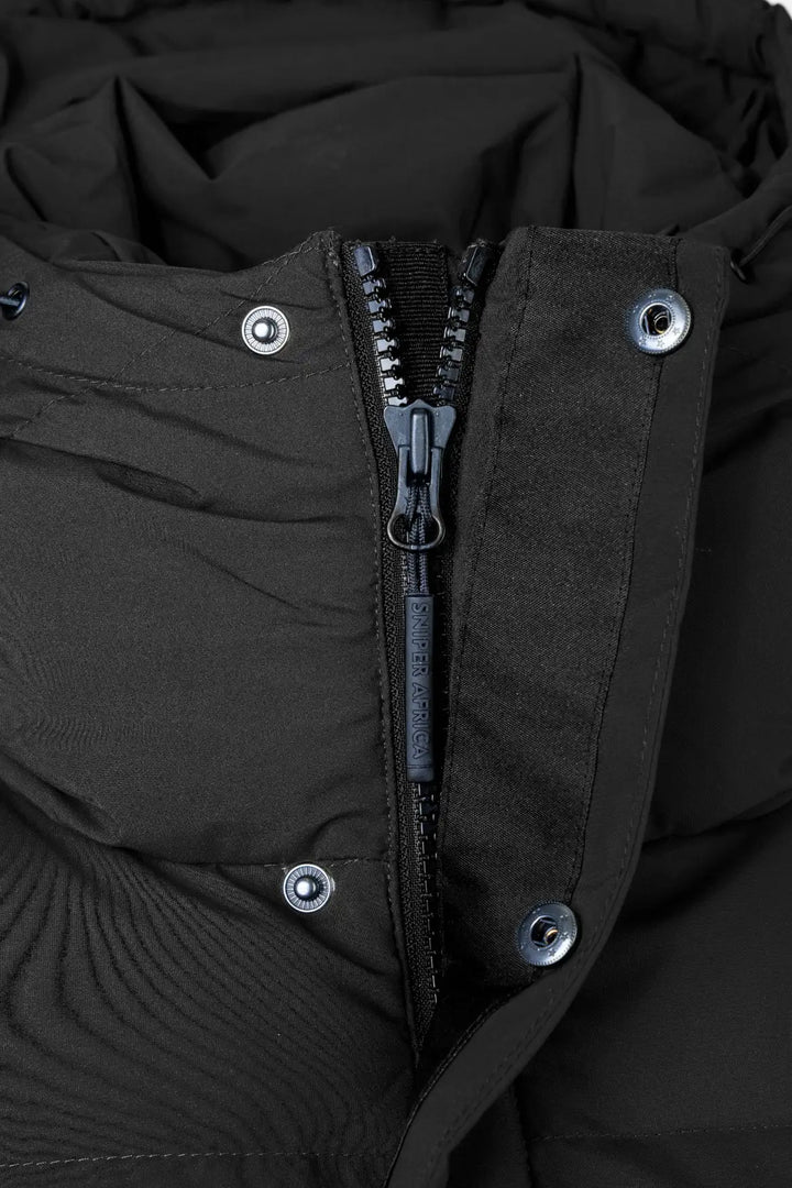 Adventure Puffer Jacket - Black/Olive