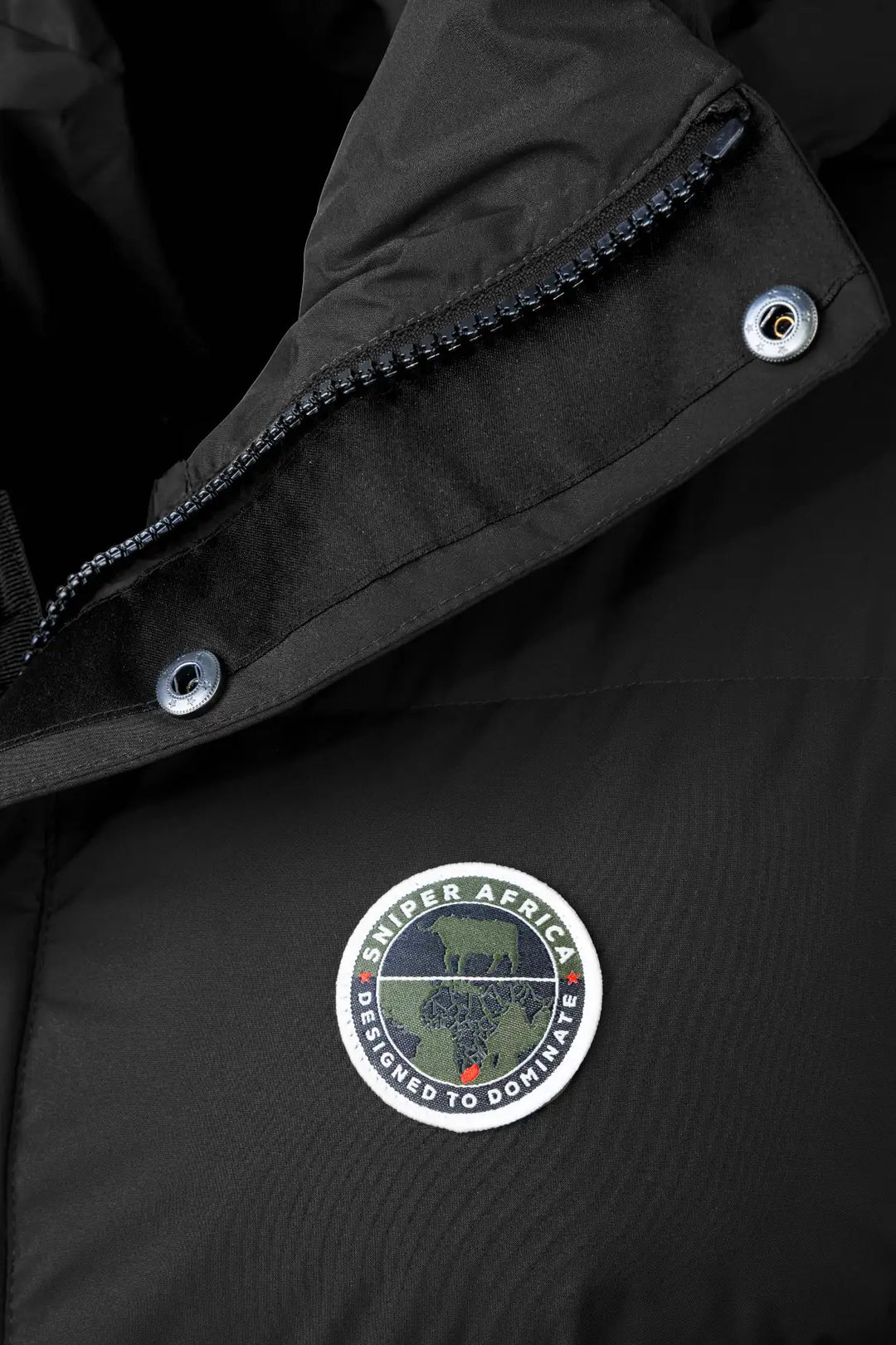 Adventure Puffer Jacket - Black/Olive