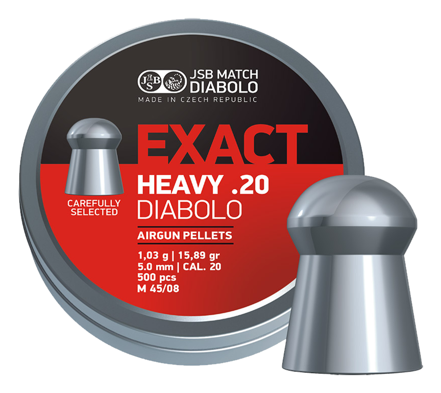 Spring Airguns 5.0MM JSB EXACT HEAVY (500) 15.89GR