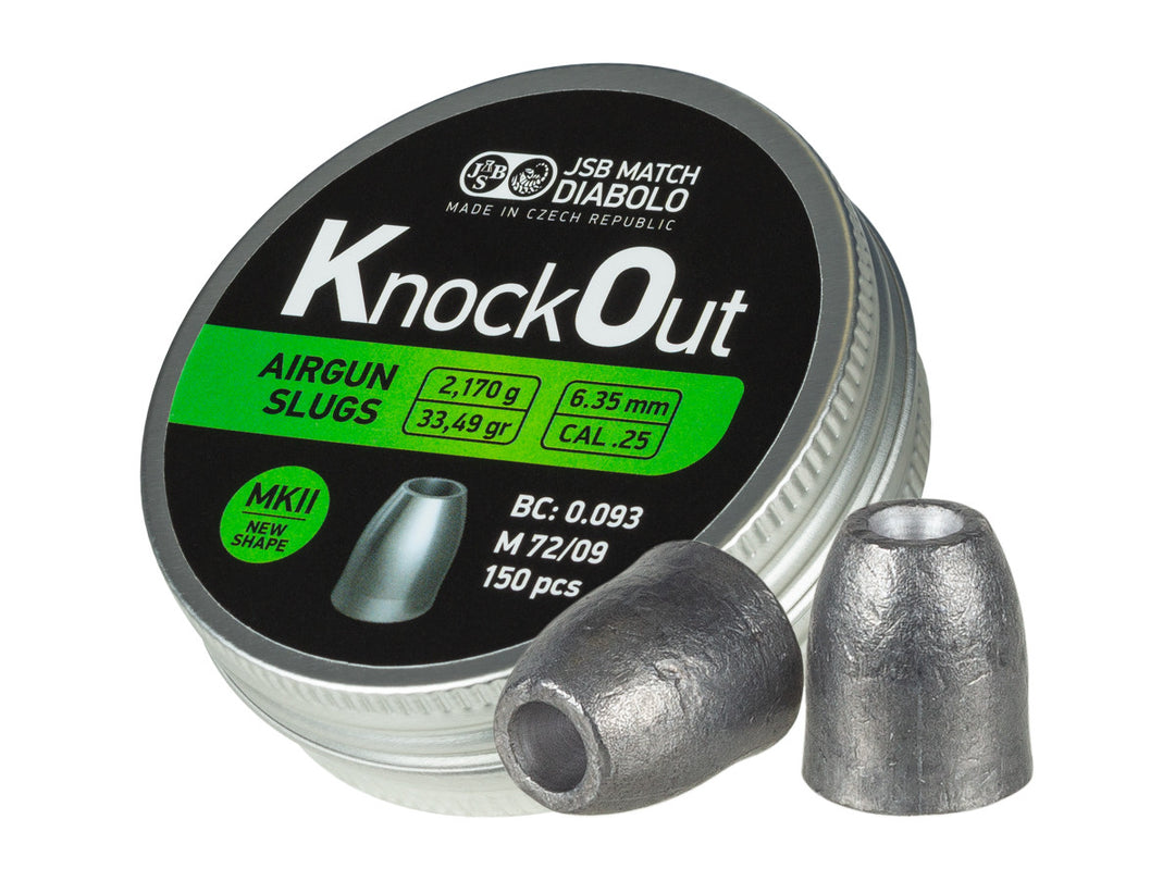 Jsb PELLET JSB KNOCKOUT SLUGS 5.49MM/.216 MKII 25.39GR (200)