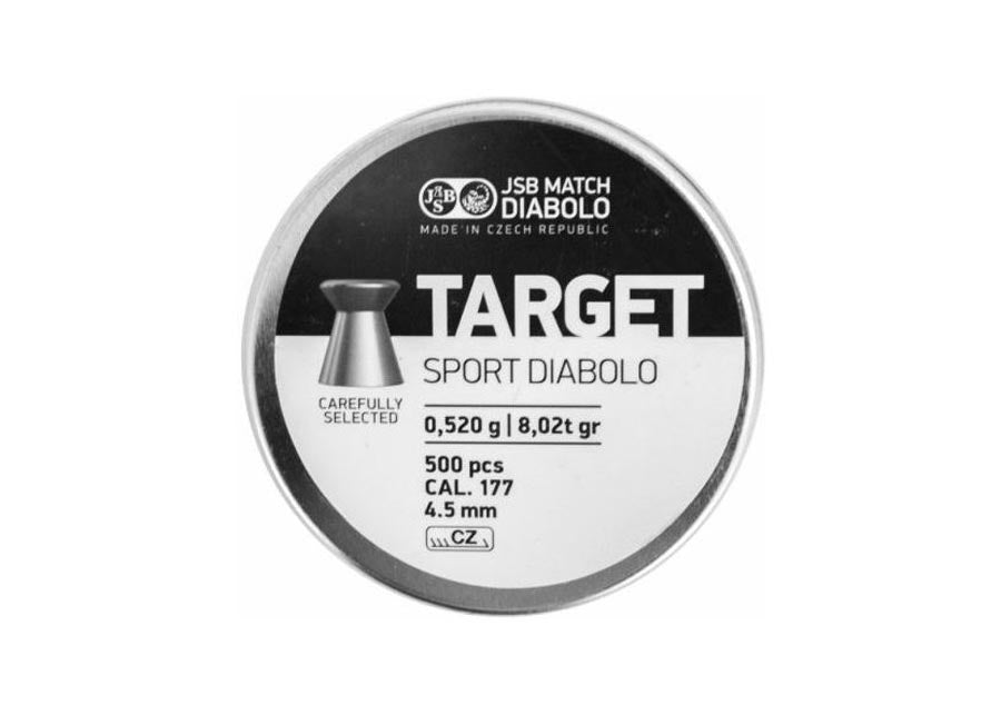 Spring Airguns 4.5MM JSB MATCH TARGET SPORT (500) 8,02GR