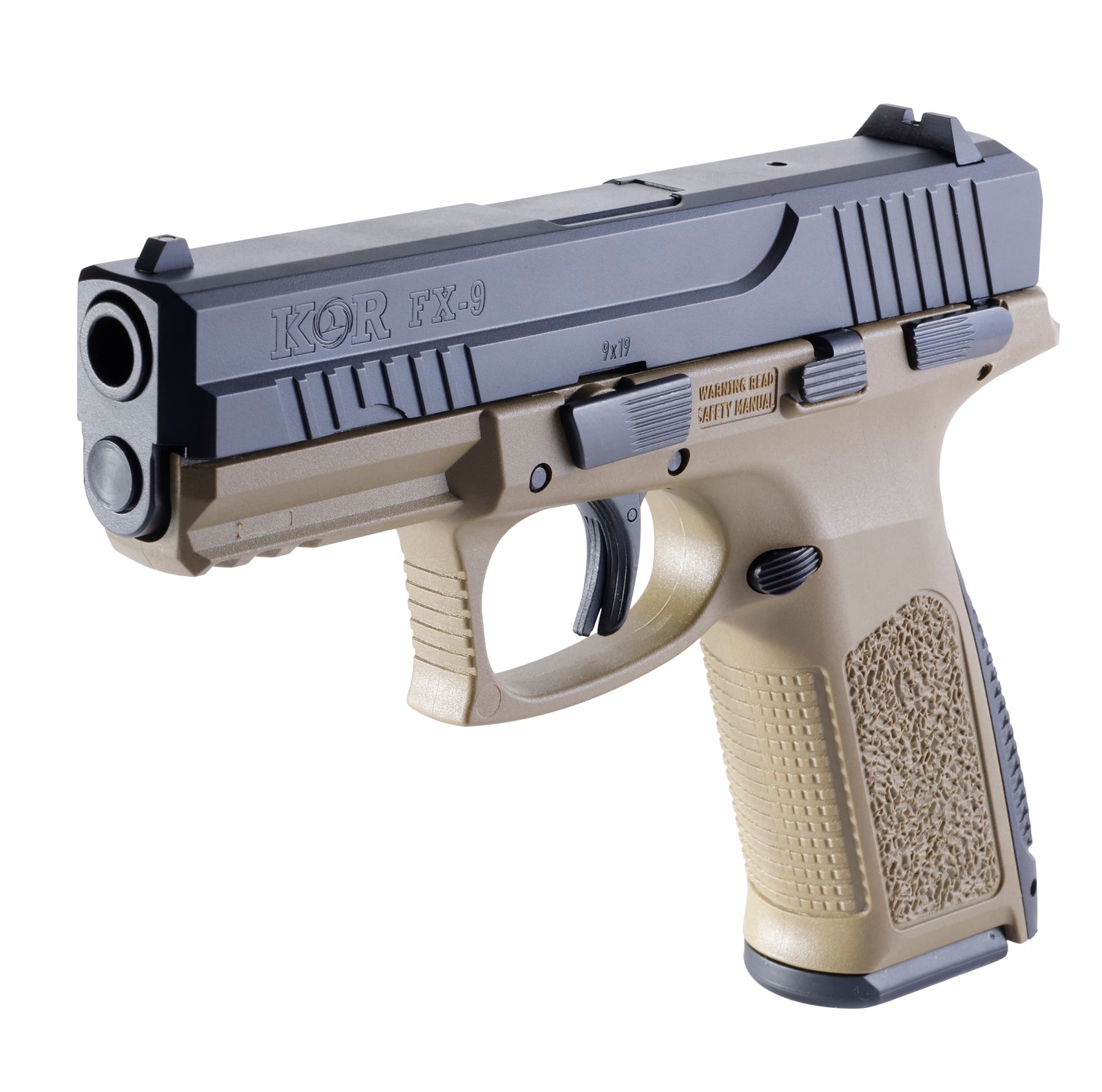 Agaoglu (Kor) AHSS KOR PISTOL 9MMP FX-9 BLACK + 2 MAGS AND HOLSTER