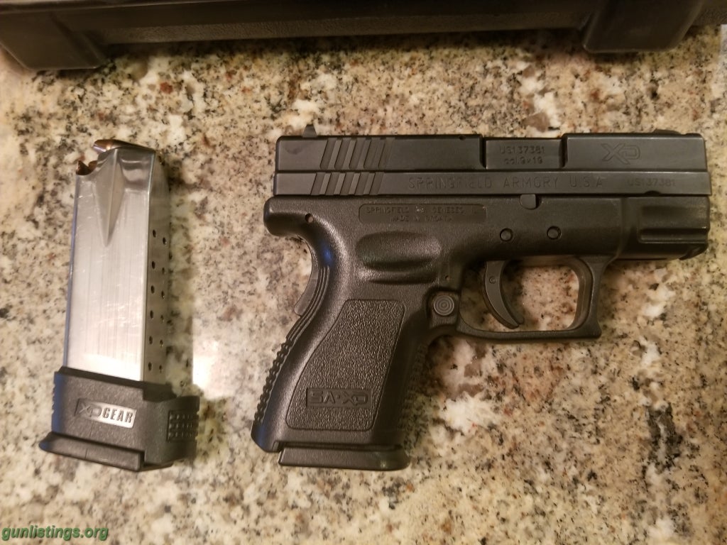 Springfield Armory PISTOL 9MM PARA SPRINGFIELD XD SUB COMPACT
