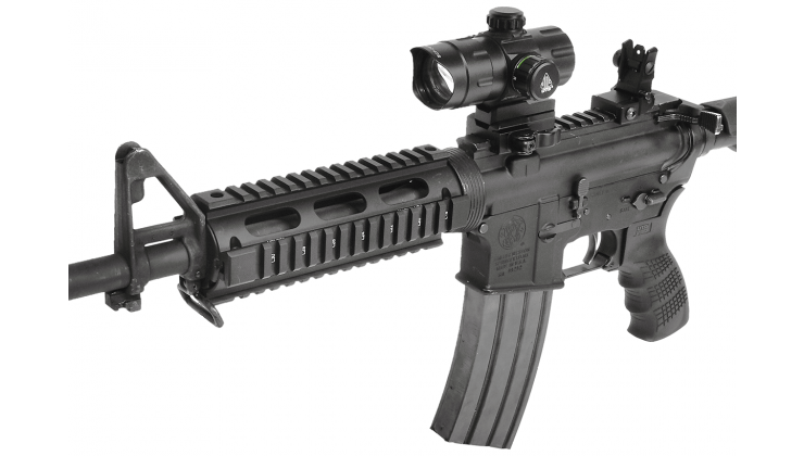 Utg AR15 CARBINE LENGTH DROP-IN QUAD RAIL SYSTEM BLACK