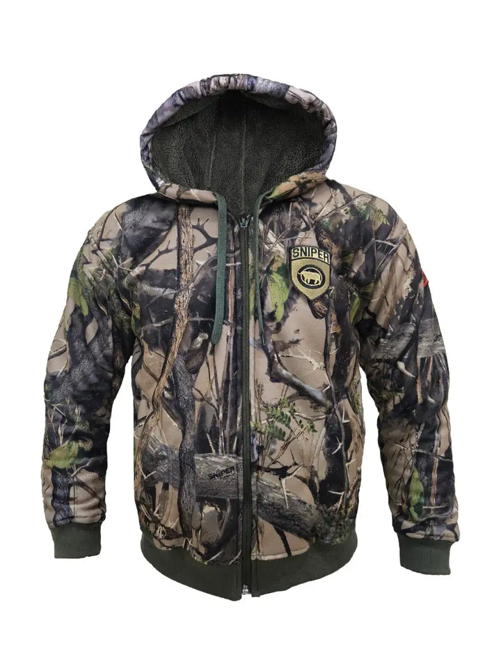 Mens Sherpa Hoody - 3D/ Pixelate