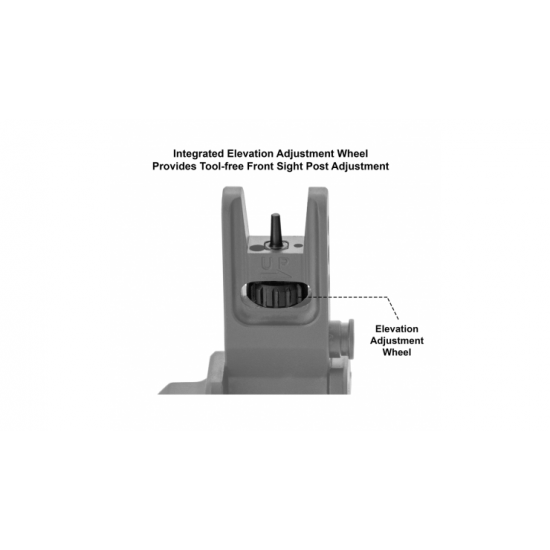 Utg ACCU-SYNC 45 DEGREE ANGLE FLIP UP FRONT SIGHT