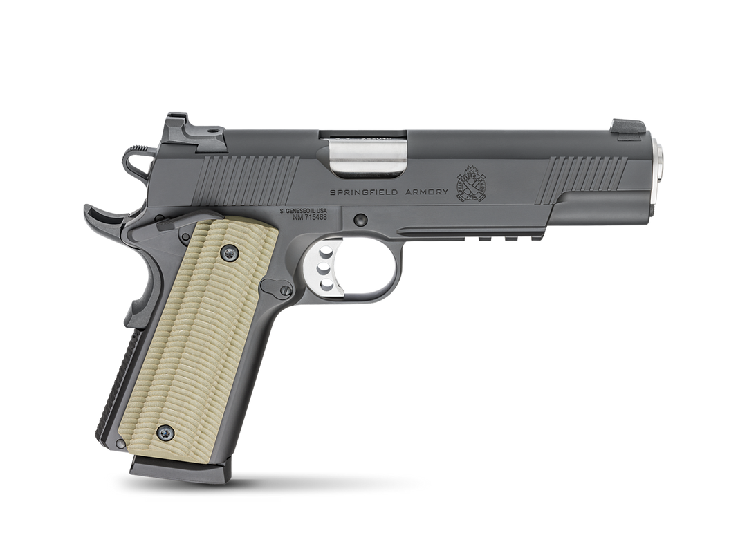 Springfield Armory PISTOL 9MM PARA  SPRINGFIELD 1911 OPERATOR BLACK/ TAN