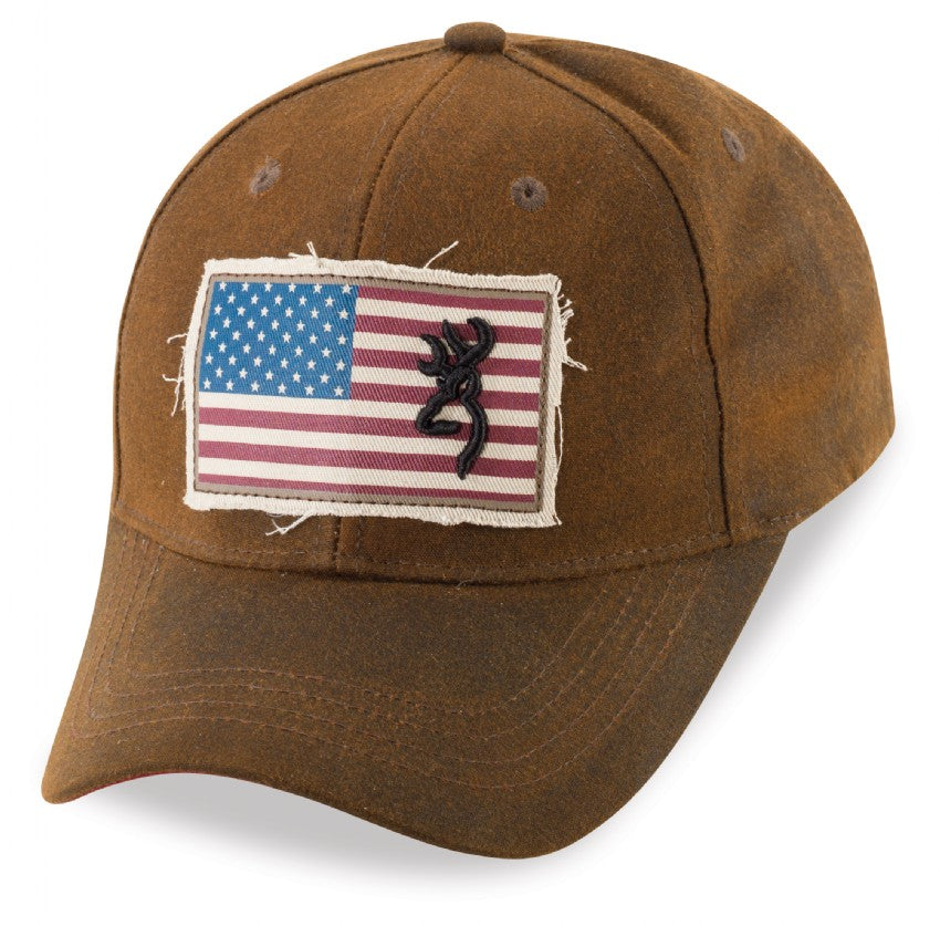 Browning Clothi BROWNING CAP LIBERTY WAX - BROWN