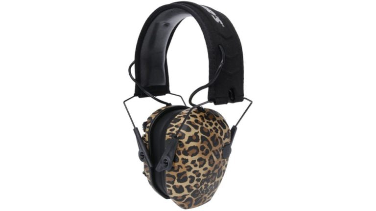 Walker'S RAZOR SLIM ELECTRONIC MUFF LEOPARD PRINT 23DB