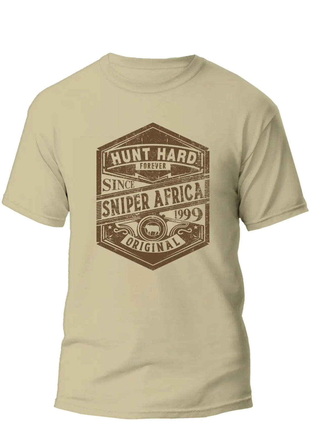 Hunt Hard Mens T - Shirt - Fatigue