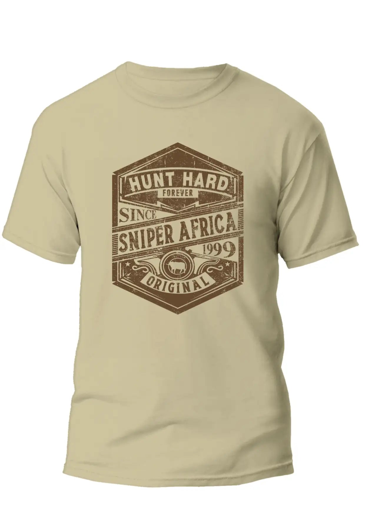 Hunt Hard Mens T - Shirt - Fatigue