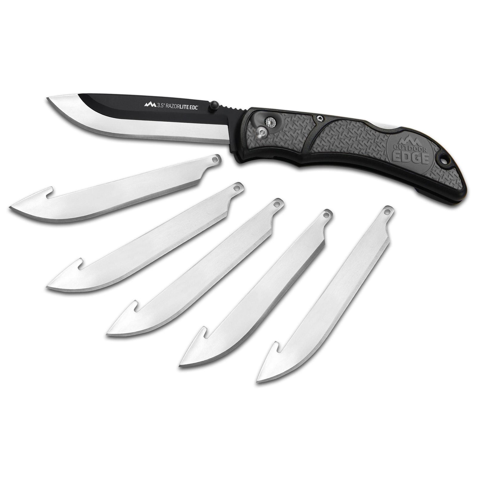 OUTDOOR EDGE RAZOR LITE EDC 3,0'' SILVER BLADE ,ORANGE & BLACK HANDLE (ACCEPT...