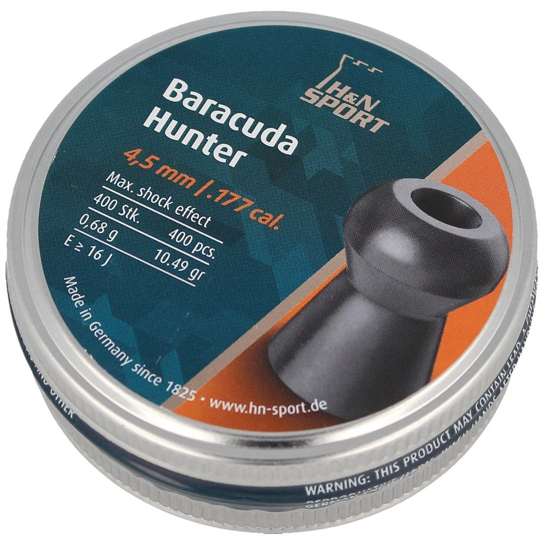H&amp;N PELLET H&amp;N BARACUDA  HUNTER 4.5MM 10.49GR (400) (MIN ORDER QTY:5)