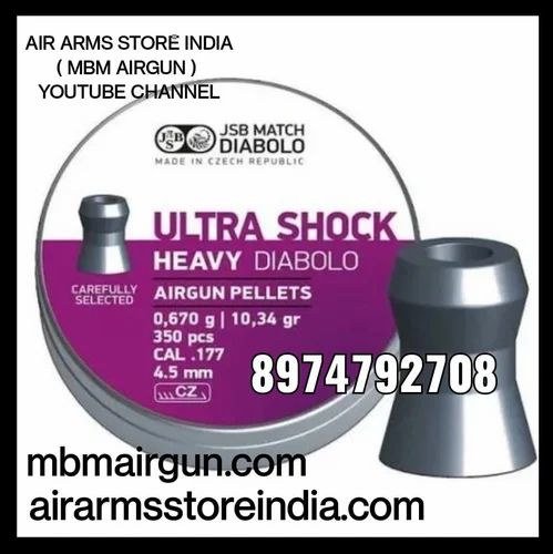 Spring Airguns 4.52MM JSB ULTRA-SHOK HEAVY (350) 10.3GR