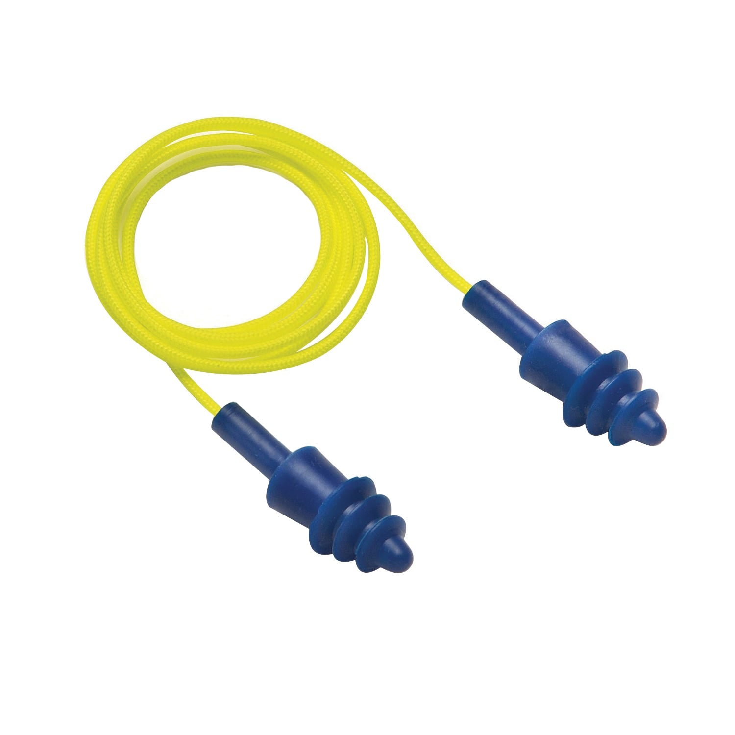Pyramex CORDED TRIPLE FLANGE RE-USABLE EAR PLUG - SINGLE SET