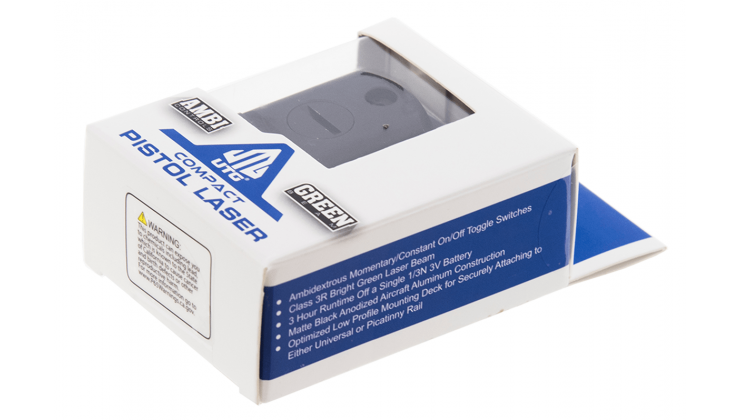 Utg COMPACT PISTOL LASER,GREEN,AMBIDEXTROUS