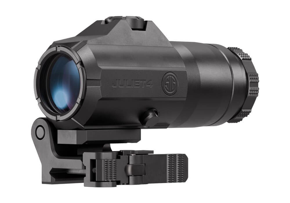 JULIET4 MAGNIFIER 4X24 POWERCAM QR MOUNT BLK