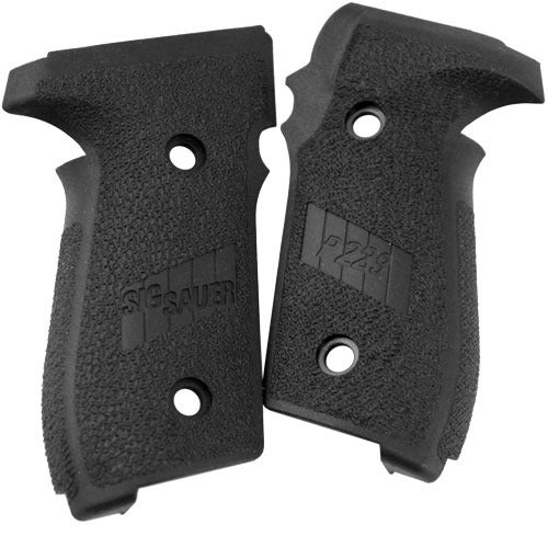 GRIP SET P229 PIRANHA G-10 BLK GREY
