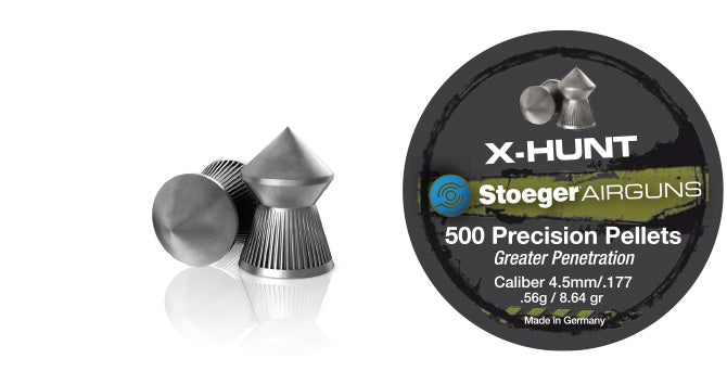 Stoeger X Hunt Pellets 4.5mm/.177 8.64gr (500)