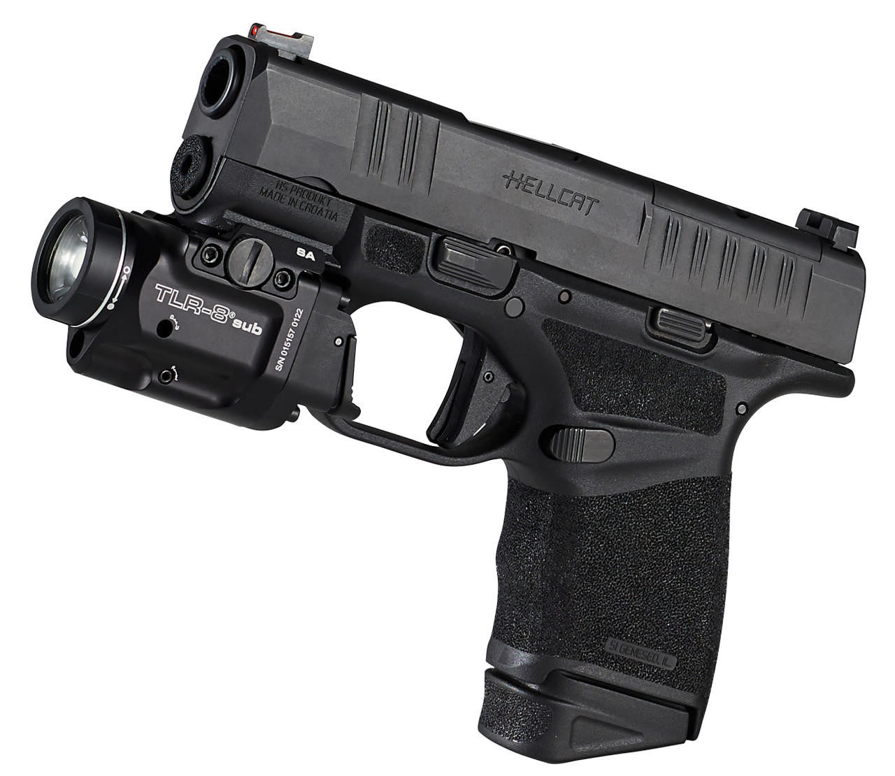 Streamlight TLR-8  SUB GUN LIGHT WITH RED LASER GLK43/48