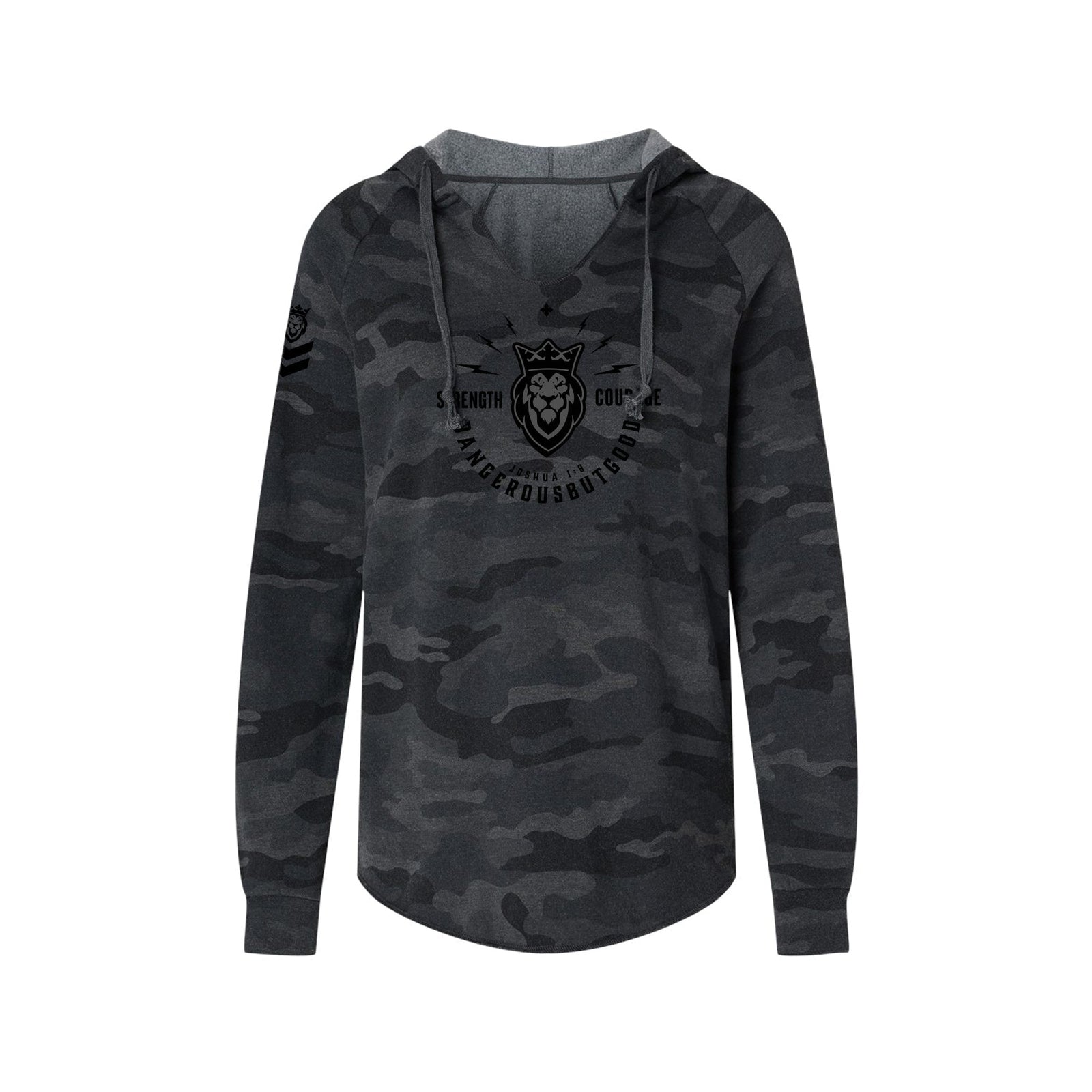 Biomorph Clothing BIOMORPH LADIES CAMO L/WEIGHT HOODIE SML
