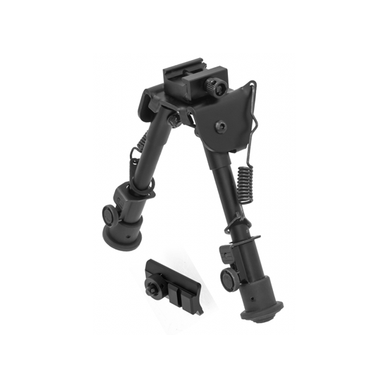Utg TACTICAL OP BIPOT,RUBBER FEET 6,1''-7,9'' CENTER HEIGHT