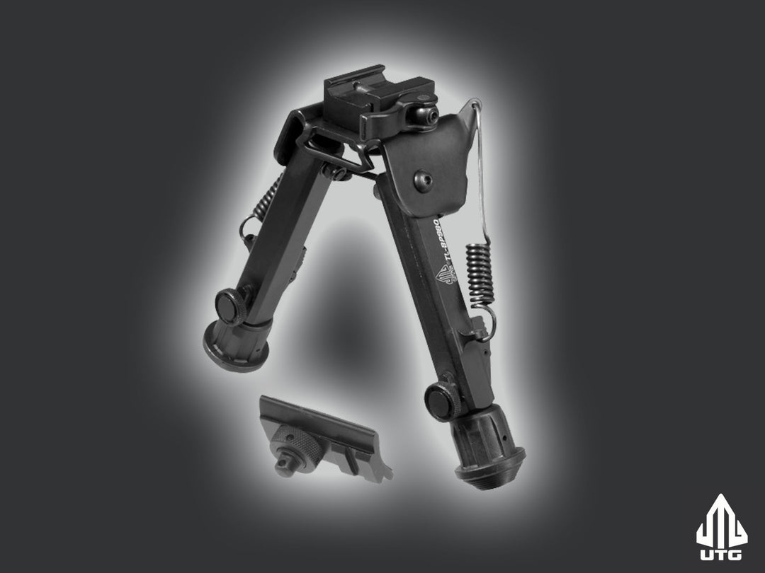 Utg SUPER DUTY BIPOD, QUICK DETACH ,6.0"- 8.5" CENTER HEIGHT