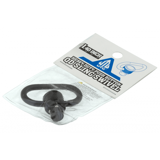 Utg HEAVY DUTY PUSH BUTTON QD SLING SWIVEL 1.40&