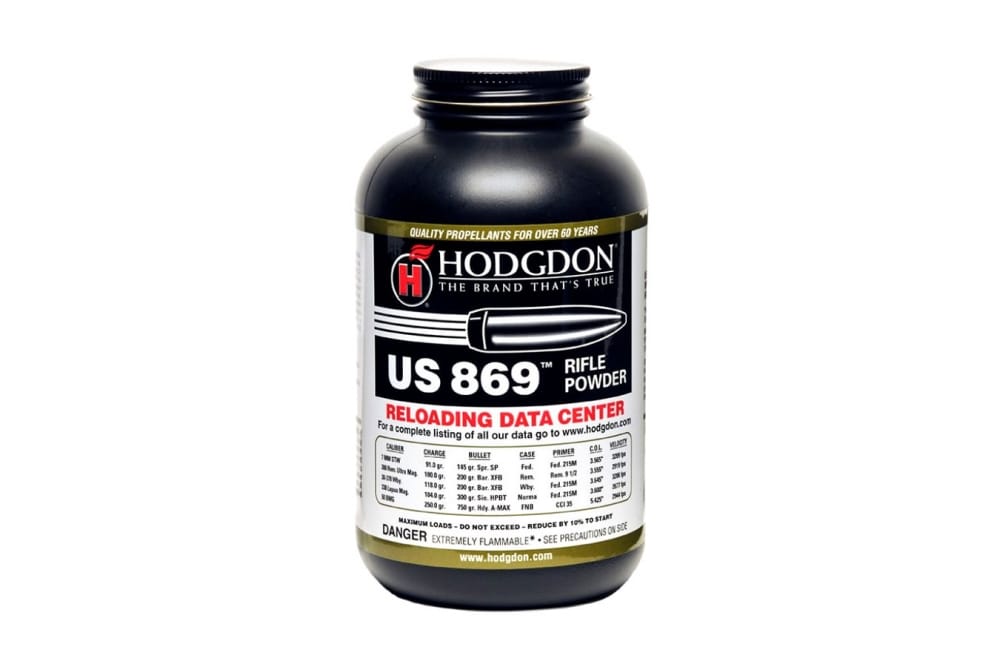 Hodgdon POWDER HODGDON US869 CAN 1LB